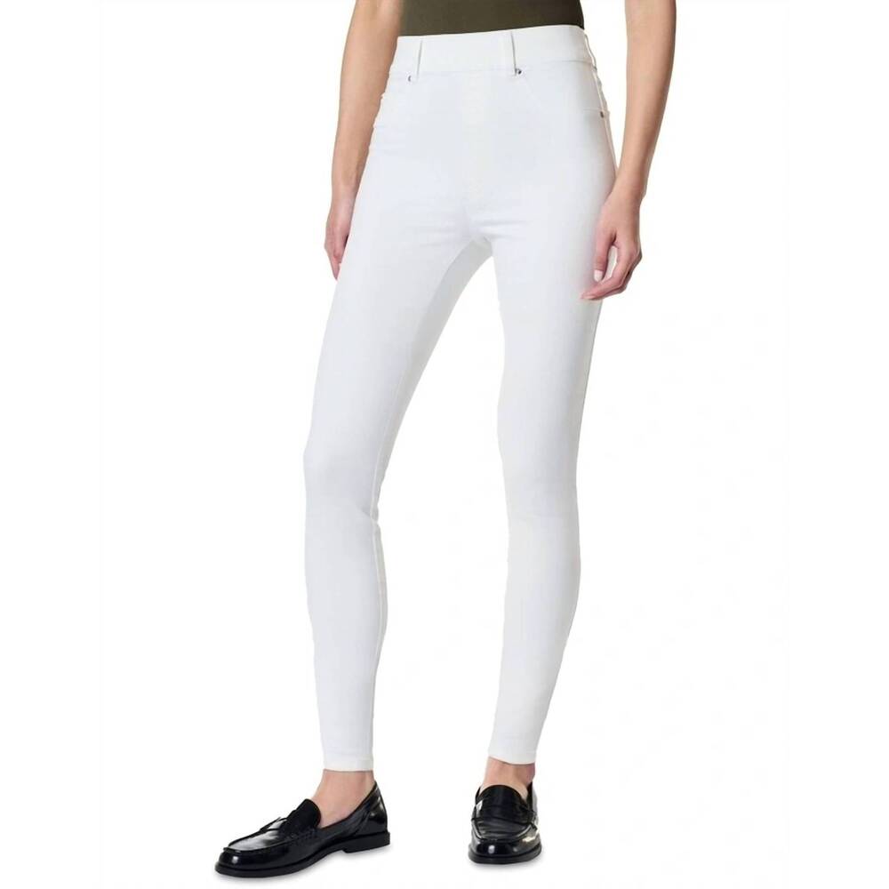 NEW SPANX distressed denim leggings in white